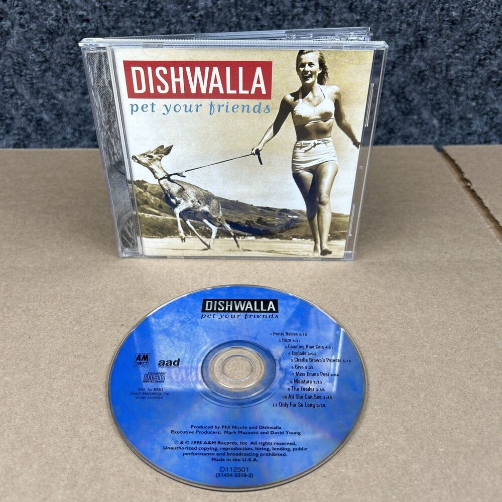 Dishwalla Pet Your Friends CD 1995 Counting Blue Cars Alternative Rock